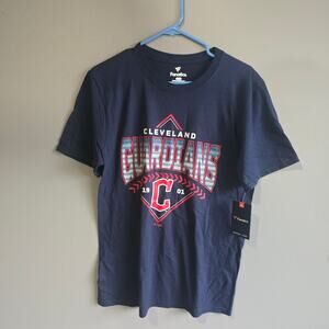 Cleveland Guardians MLB Men’s Size Medium Navy Blue T-Shirt Fanatics- NWT